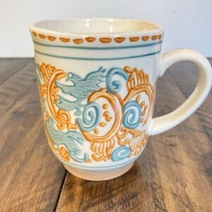 Anthropologie Reese Mug Hand Painted Phoenix One Size